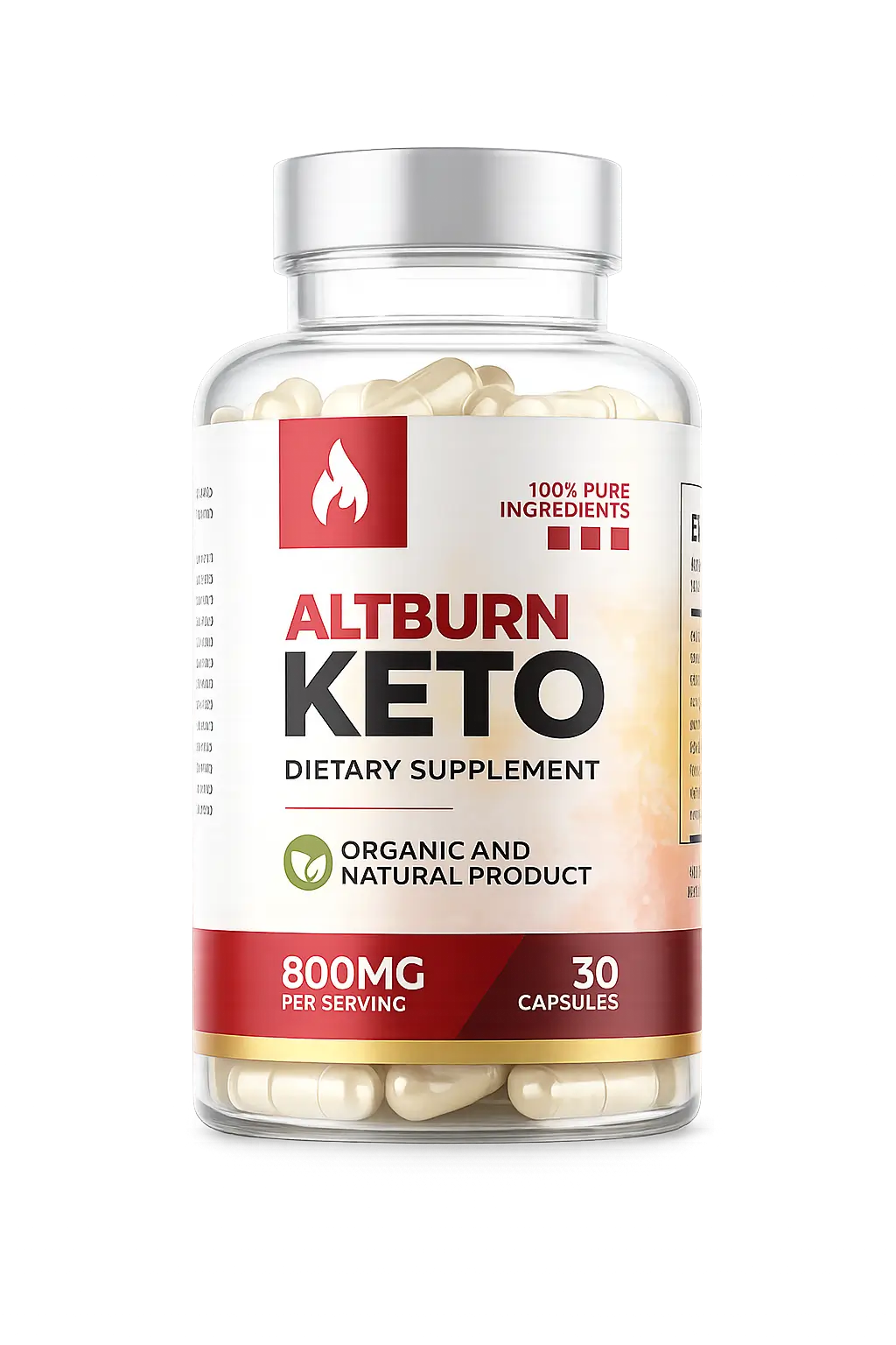 AltBurn Keto capsule bottle